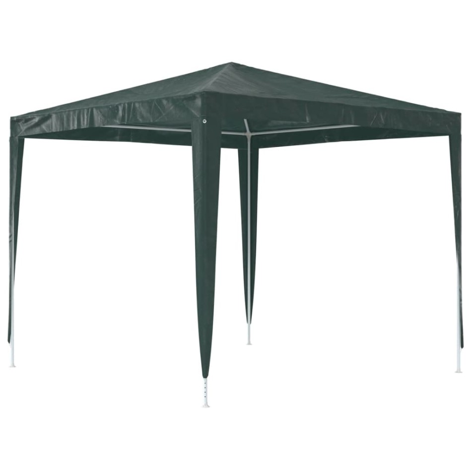 Carpa profesional para fiestas verde 90 g/m² 2,5x2,5