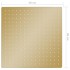 Cabezal ducha efecto lluvia acero inox cuadrado dorado 40x40