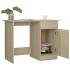 Escritorio madera contrachapada color roble Sonoma 100x50x76