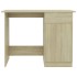 Escritorio madera contrachapada color roble Sonoma 100x50x76