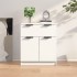 Aparador de madera contrachapada blanco 60x30x70