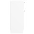 Aparador de madera contrachapada blanco 60x30x70