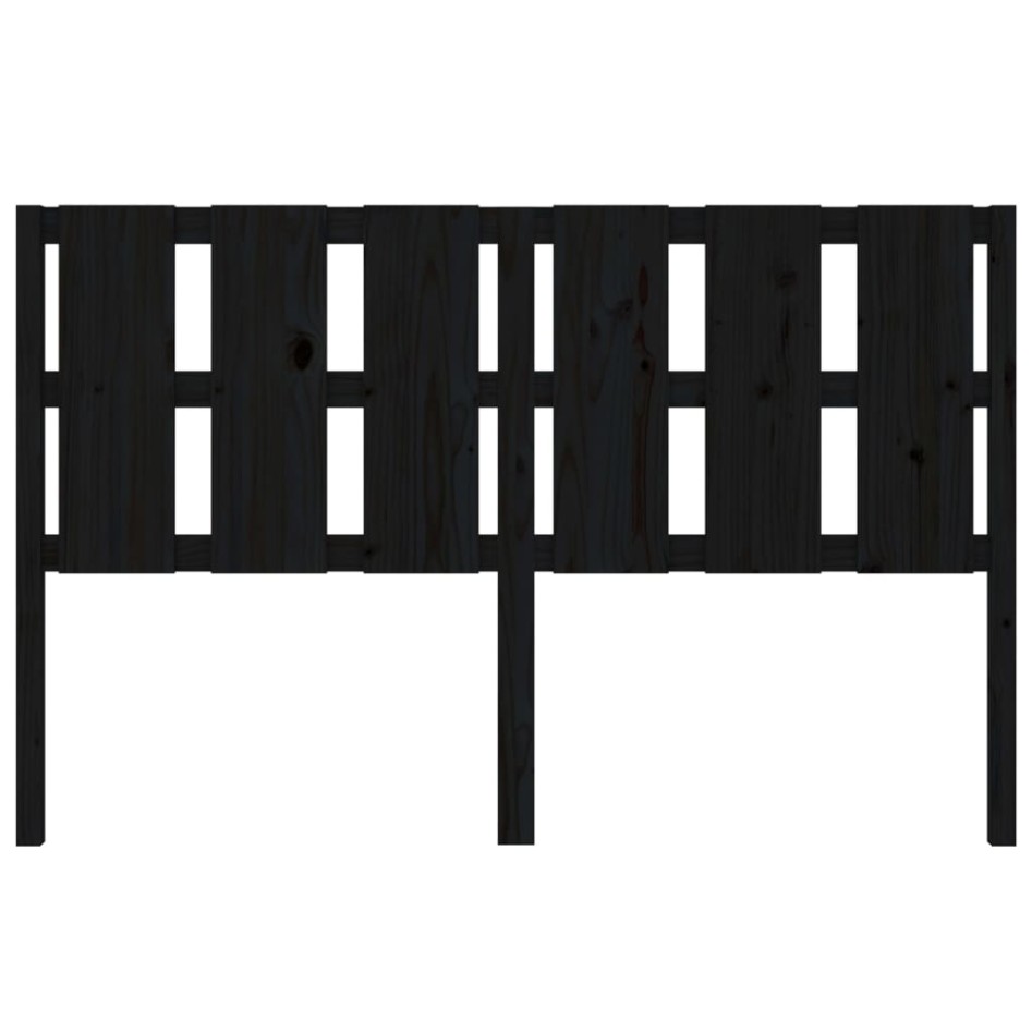 Cabecero de cama madera maciza de pino negro 155,5x4x100