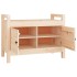 Banco de recibidor madera maciza de pino 80x40x60