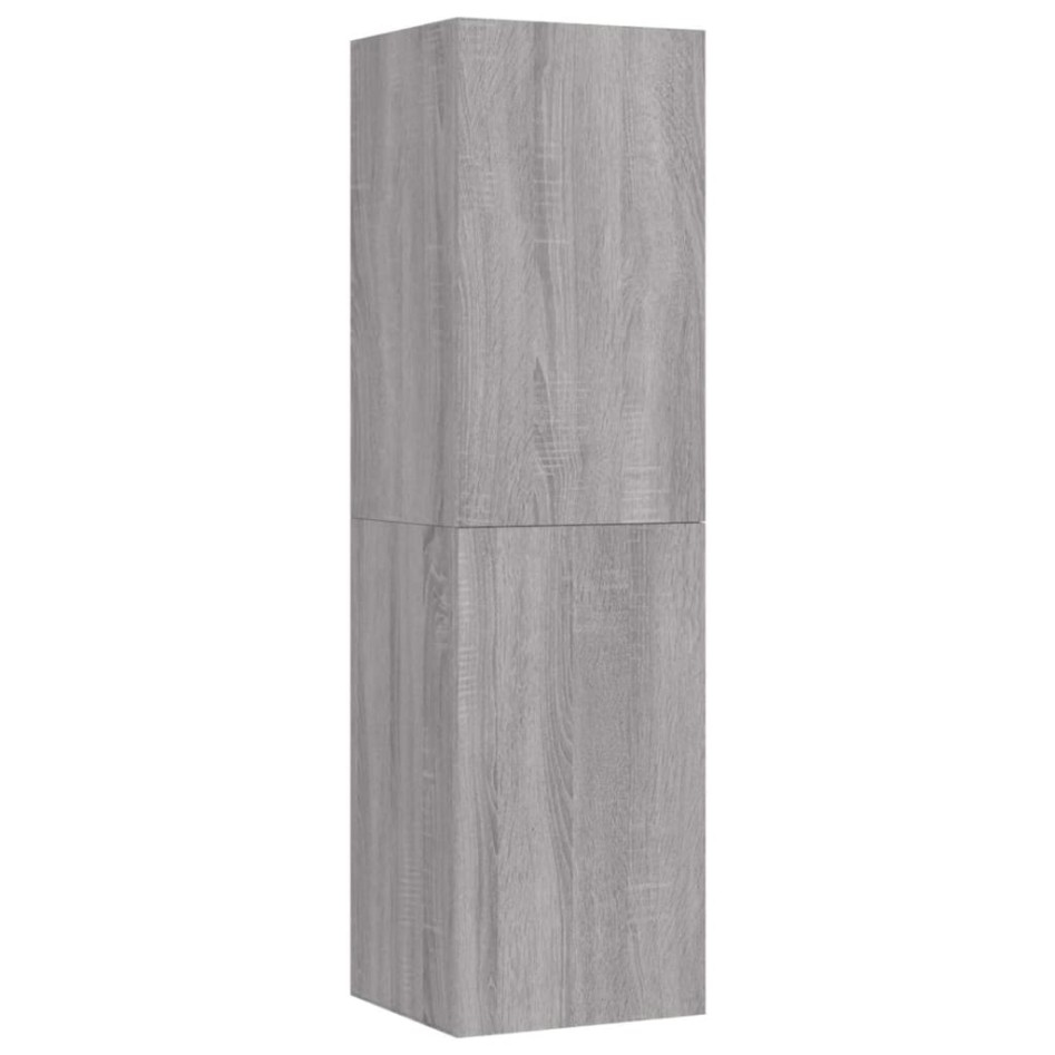 Mueble para TV de pared gris Sonoma 30,5x30x110