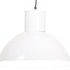 Lámpara colgante redonda 25 W blanca 48 cm
