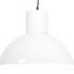 Lámpara colgante redonda 25 W blanca 48 cm E27