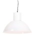 Lámpara colgante redonda 25 W blanca 48 cm