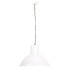 Lámpara colgante redonda 25 W blanca 48 cm