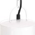Lámpara colgante redonda 25 W blanca 48 cm