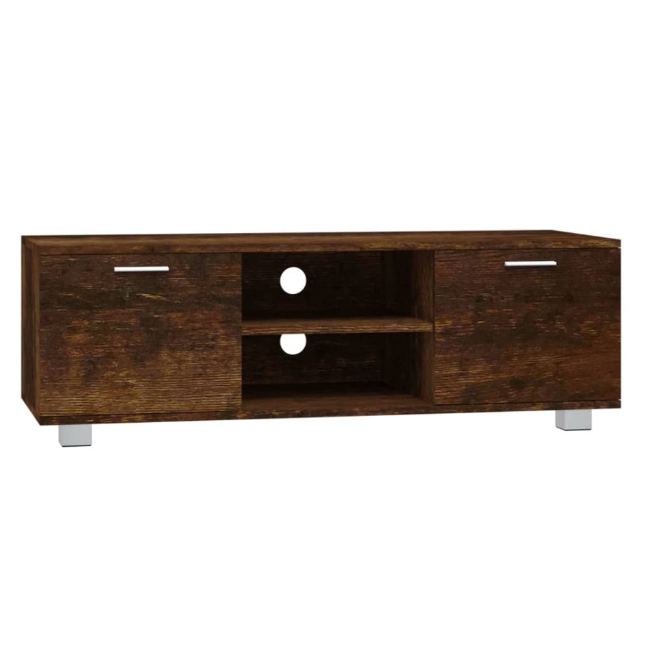 Mueble para TV madera contrachapada roble ahumado