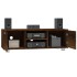 Mueble para TV madera contrachapada roble ahumado