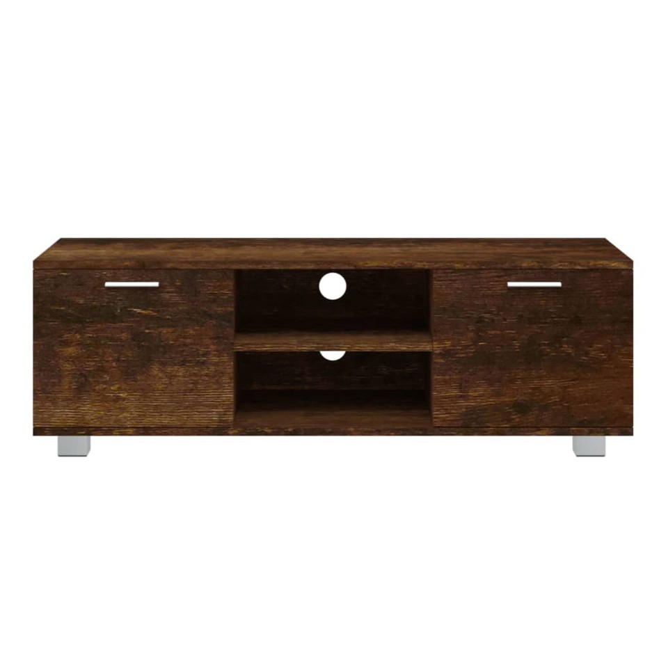 Mueble para TV madera contrachapada roble ahumado