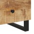 Mesita de noche madera maciza mango y madera