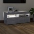Mueble de TV con luces LED gris hormigón 90x35x40