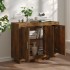 Aparador madera contrachapada color roble ahumado 92x35x75