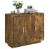 Aparador madera contrachapada color roble ahumado 92x35x75
