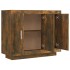 Aparador madera contrachapada color roble ahumado 92x35x75