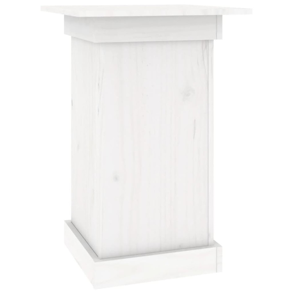 Soporte para plantas madera maciza de pino blanco 40x40x60