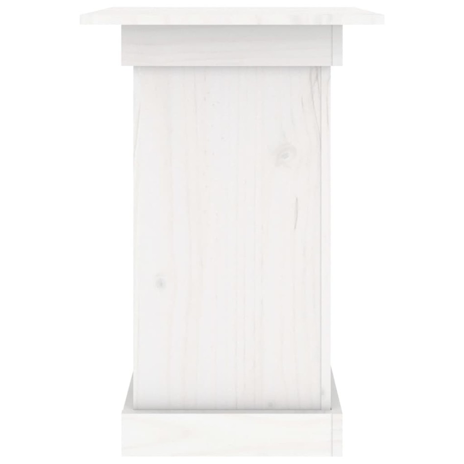 Soporte para plantas madera maciza de pino blanco 40x40x60