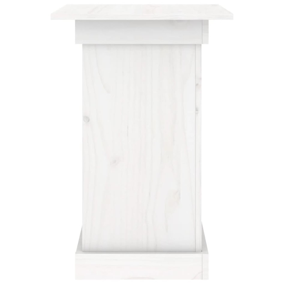 Soporte para plantas madera maciza de pino blanco 40x40x60