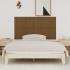 Cabecero cama pared madera maciza pino marrón miel 166x3x90