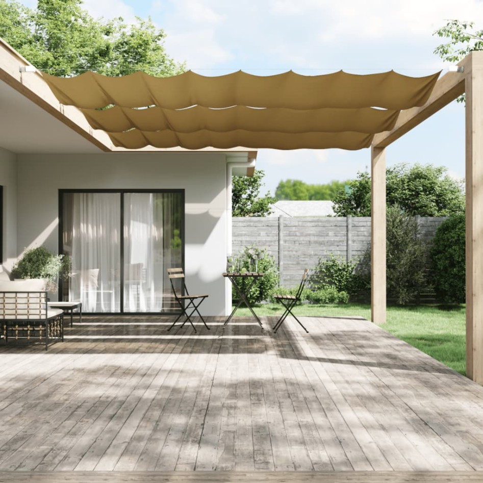 Toldo vertical beige 180x1000 cm tela