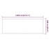 Toldo vertical verde claro 100x1200 cm tela