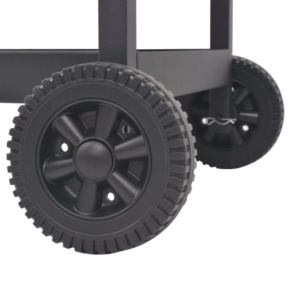 Barbacoa Ahumador al carbón con estante inferior