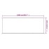 Toldo vertical tela oxford azul 140x1000