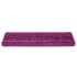 Alfombrillas de escalera 10 unidades violeta 65x21x4