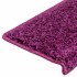 Alfombrillas de escalera 10 unidades violeta 65x21x4