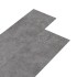 Lamas para suelo autoadhesivas PVC gris hormigón 5,21 m² 2