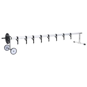 Enrollacobertor para piscinas con base de acero