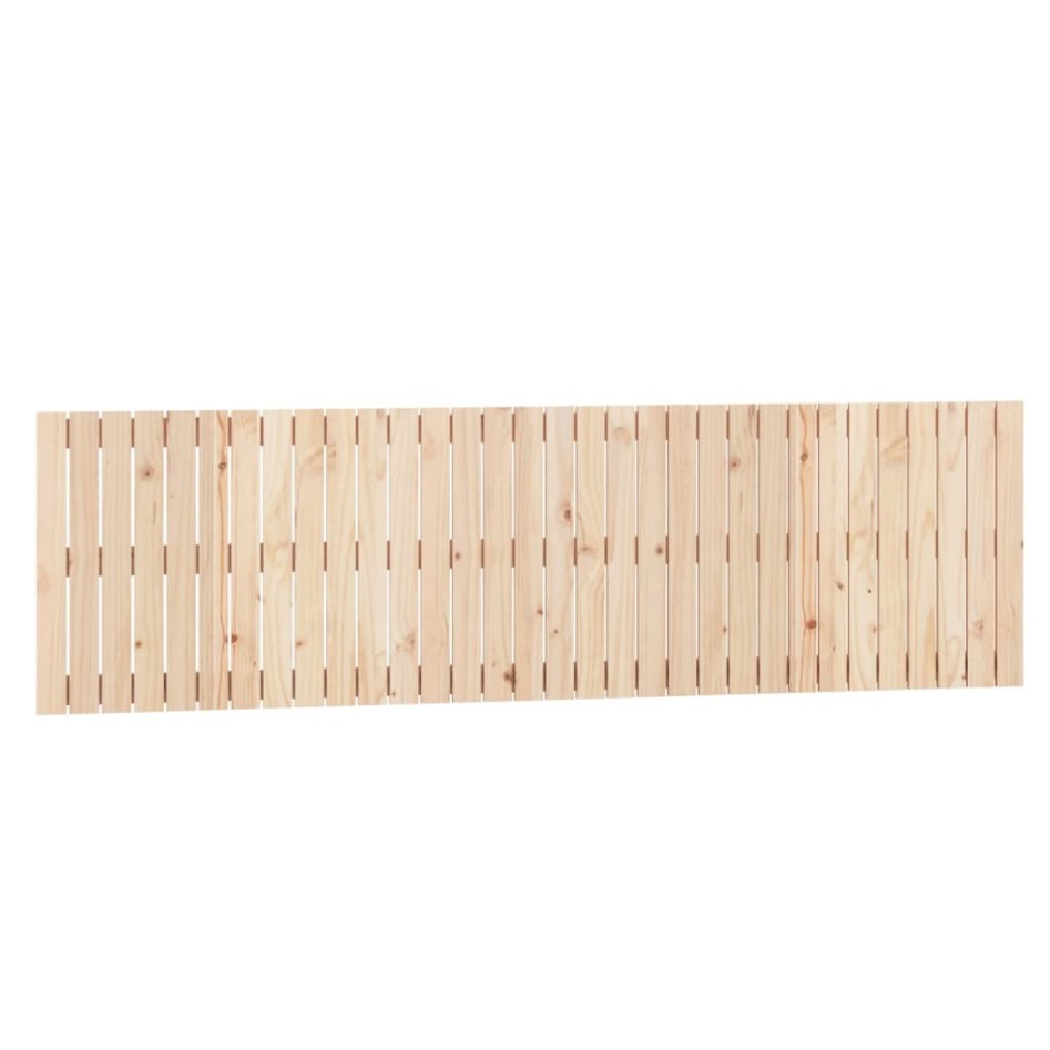 Cabecero de cama de pared madera maciza de pino 204x3x60