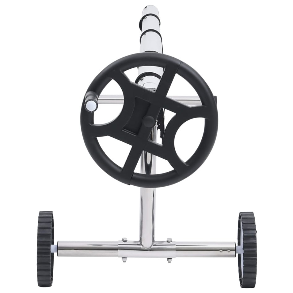 Enrollacobertor para piscinas con base de acero