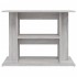 Soporte para acuario madera ingeniería gris Sonoma 80x35x60
