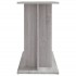 Soporte para acuario madera ingeniería gris Sonoma 80x35x60