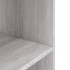 Soporte para acuario madera ingeniería gris Sonoma 80x35x60