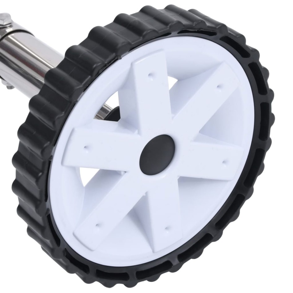 Enrollacobertor para piscinas con base de acero