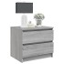 Mesitas de noche 2 uds contrachapado gris Sonoma 50x39x43,5