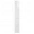Armario baño madera contrachapada blanco brillo 25x26,5x170