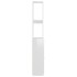 Armario baño madera contrachapada blanco brillo 25x26,5x170