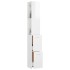 Armario baño madera contrachapada blanco brillo 25x26,5x170
