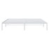 Estructura de cama sin colchón metal blanco 183x213