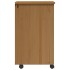Cajonera con ruedas MOSS madera maciza pino marrón