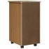 Cajonera con ruedas MOSS madera maciza pino marrón