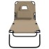 Tumbona plegable acero recubrimiento en polvo tela Oxford