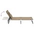 Tumbona plegable acero recubrimiento en polvo tela Oxford