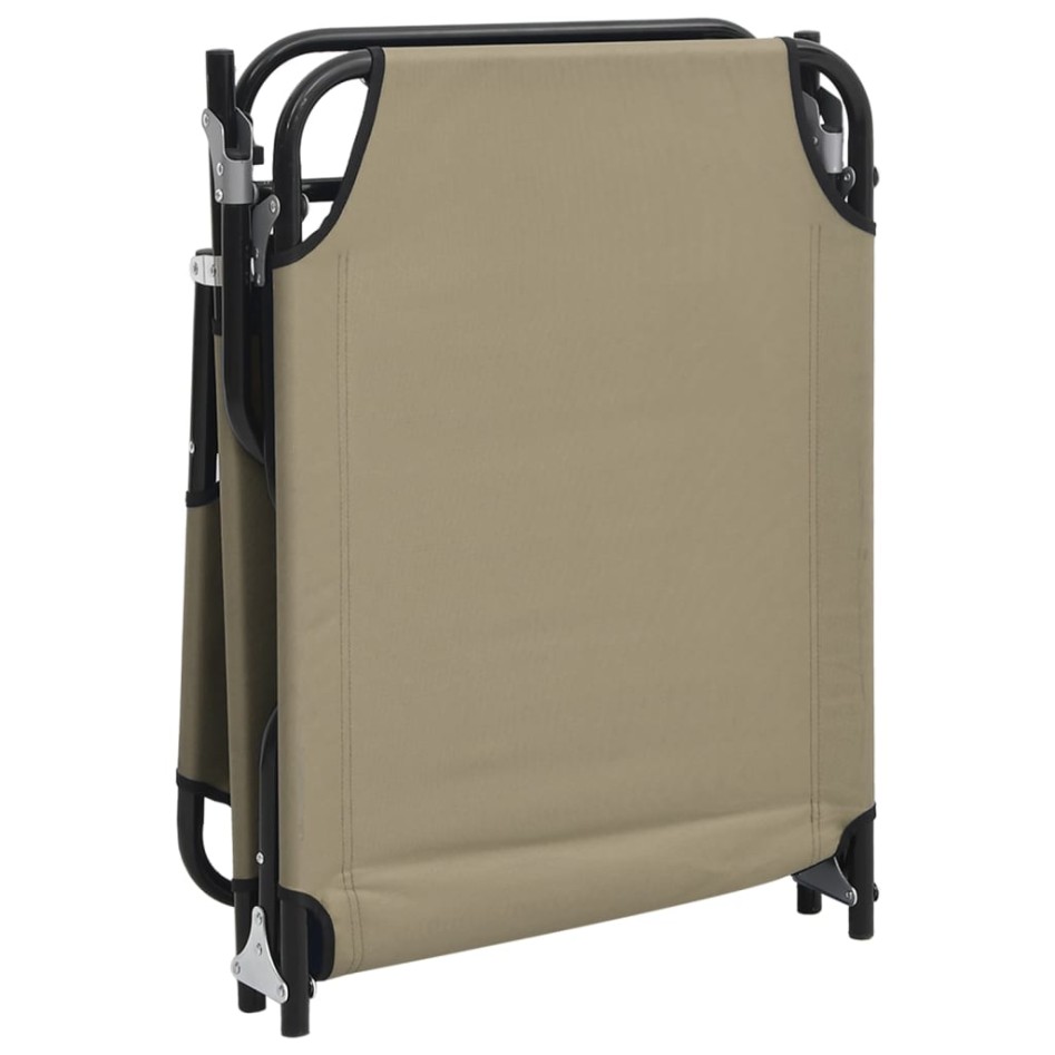 Tumbona plegable acero recubrimiento en polvo tela Oxford